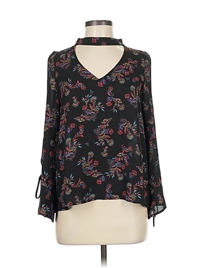 Pre-owned Alice Blue 3/4 Sleeve Blouse In Black