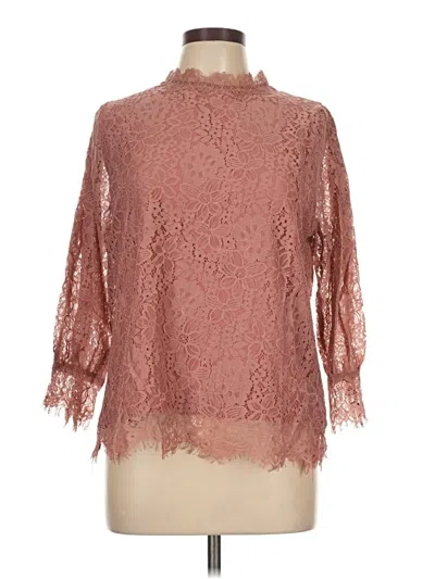 Pre-owned Alice Blue 3/4 Sleeve Blouse In Pink