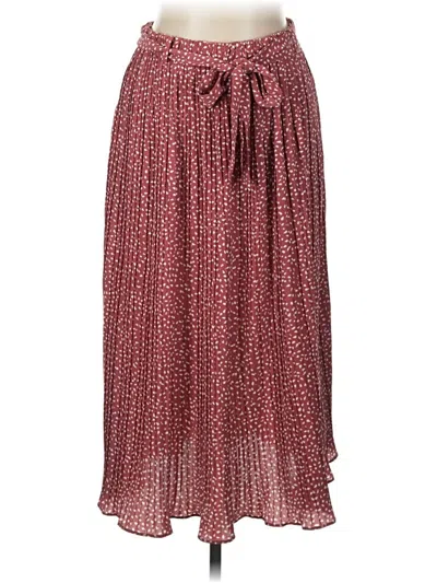 Pre-owned Alice Blue Casual Skirt In Burgundy