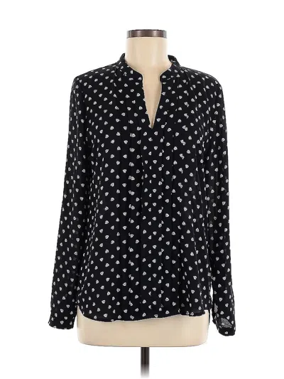 Pre-owned Alice Blue Long Sleeve Blouse In Black