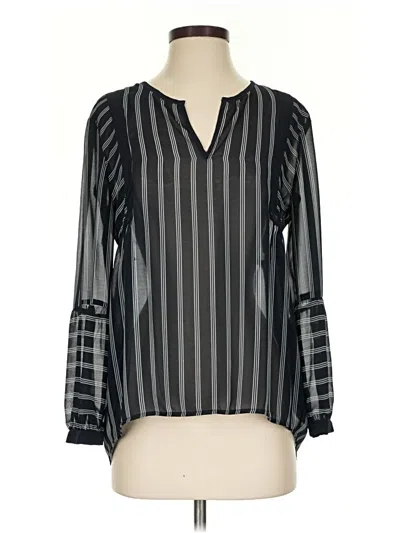 Pre-owned Alice Blue Long Sleeve Blouse In Gray