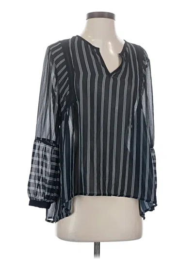 Pre-owned Alice Blue Long Sleeve Blouse In Gray