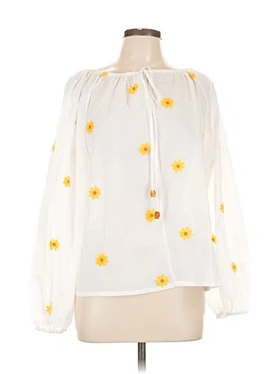 Pre-owned Alice Blue Long Sleeve Blouse In White