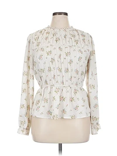 Pre-owned Alice Blue Long Sleeve Blouse In White