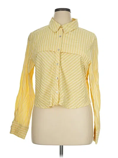 Pre-owned Alice Blue Long Sleeve Blouse In Yellow