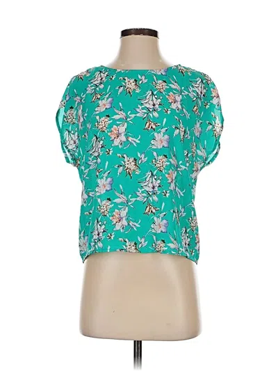 Pre-owned Alice Blue Short Sleeve Blouse In Blue