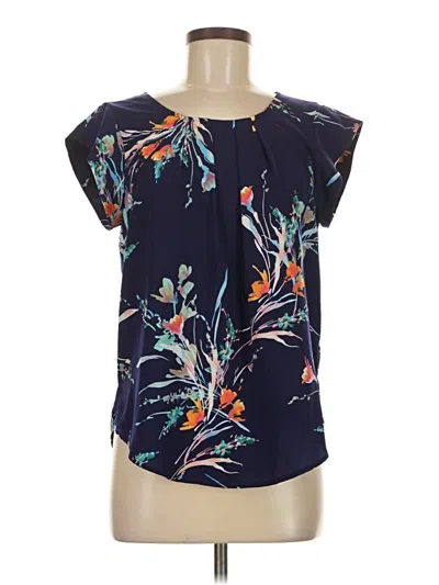 Pre-owned Alice Blue Short Sleeve Blouse In Blue