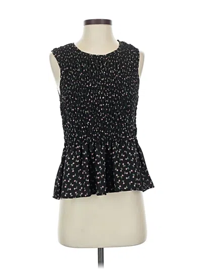 Pre-owned Alice Blue Sleeveless Blouse In Black