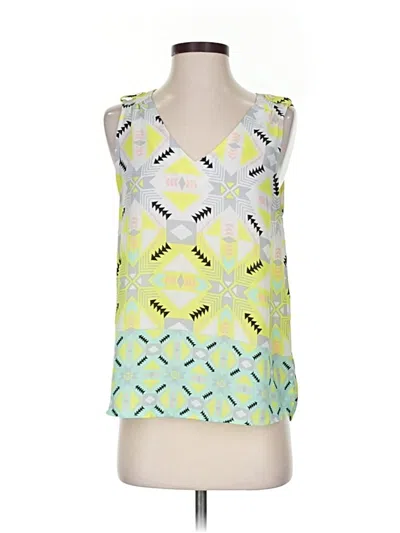 Pre-owned Alice Blue Sleeveless Blouse In Yellow