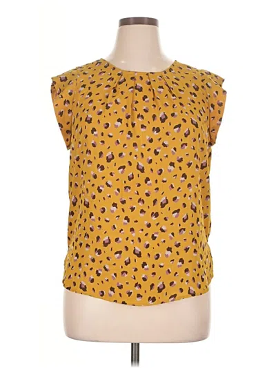 Pre-owned Alice Blue Sleeveless Blouse In Yellow