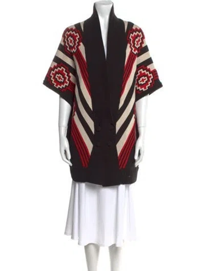 Pre-owned Alice By Temperley Printed V-neck Sweater