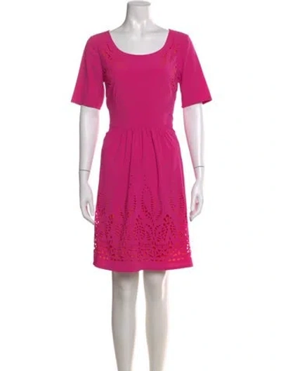Pre-owned Alice By Temperley Scoop Neck Mini Dress In Pink