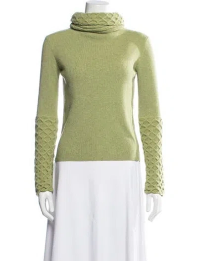 Pre-owned Alice By Temperley Turtleneck Sweater In Green