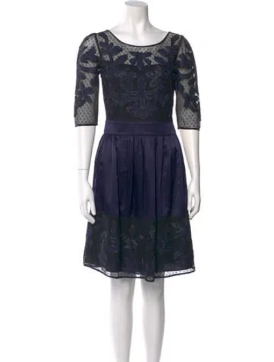 Pre-owned Alice By Temperley Vintage Knee-length Dress In Blue