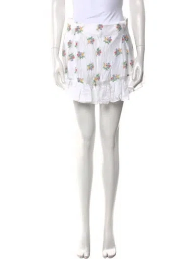 Pre-owned Alice Mccall Floral Print Knee-length Shorts In Neutral