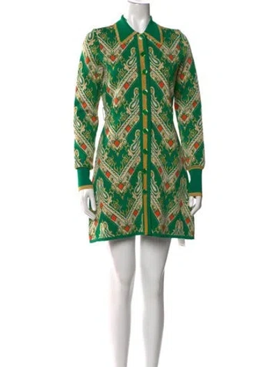 Pre-owned Alice Mccall Lace Pattern Mini Dress In Neutrals