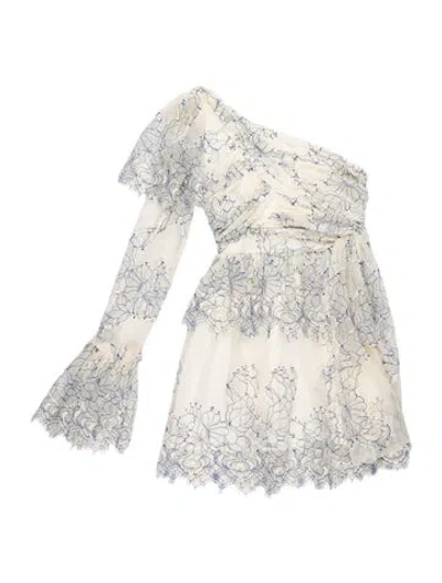 Pre-owned Alice Mccall Lace Pattern Mini Dress W/ Tags In White