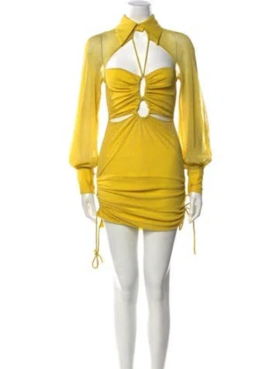 Pre-owned Alice Mccall Mini Dress In Yellow