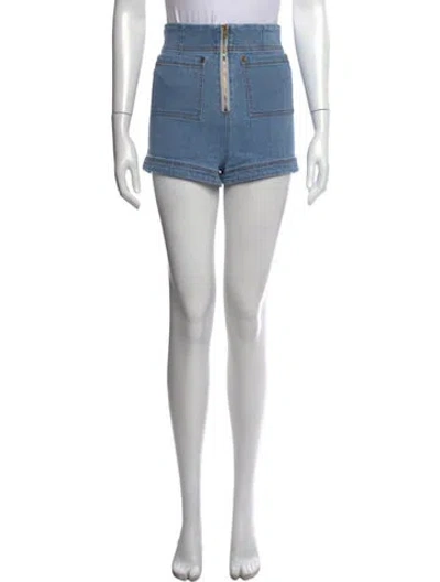 Pre-owned Alice Mccall Mini Shorts In Blue