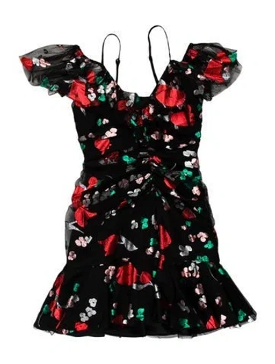 Pre-owned Alice Mccall Nylon Mini Dress In Black