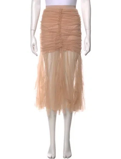 Pre-owned Alice Mccall Patterned Midi Length Skirt W/ Tags In Neutrals