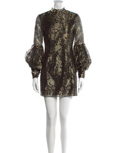 Pre-owned Alice Mccall Patterned Mini Dress In Multi