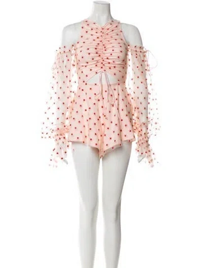Pre-owned Alice Mccall Printed Mini Dress In Pink
