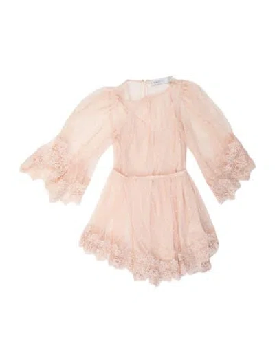 Pre-owned Alice Mccall Scoop Neck Mini Dress In Pink