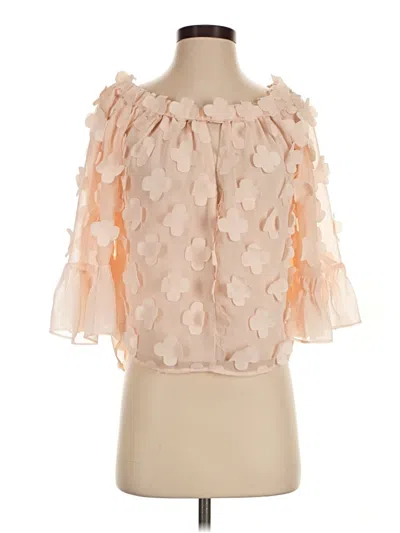 Pre-owned Alice Mccall Short Sleeve Blouse In Pink