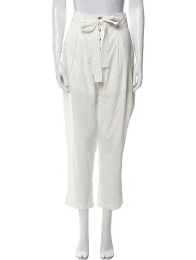 Pre-owned Alice Mccall Straight Leg Pants W/ Tags In White