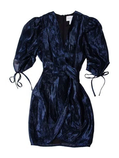 Pre-owned Alice Mccall Strapless Mini Dress In Blue