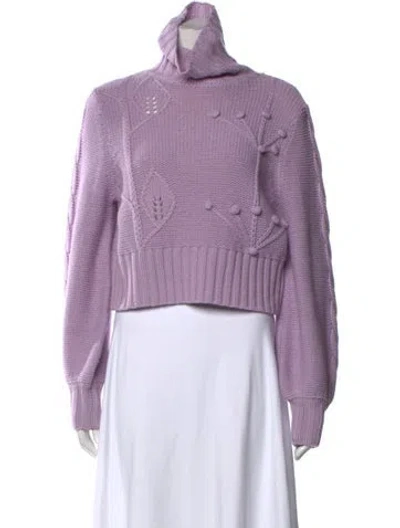 Pre-owned Alice Mccall Turtleneck Sweater In Purple