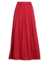 Alice Miller Woman Maxi Skirt Red Size 6 Polyester, Elastane In Red