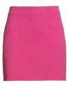 Alice Miller Woman Mini Skirt Fuchsia Size 6 Polyester, Elastane In Multi