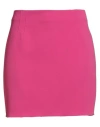 Alice Miller Woman Mini Skirt Fuchsia Size 6 Polyester, Elastane In Pink