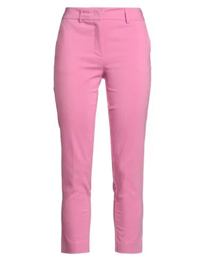 Alice Miller Woman Pants Fuchsia Size 4 Cotton, Polyester, Elastane In Pink