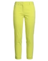 Alice Miller Woman Pants Lime Green Size 6 Cotton, Polyester, Elastane In Yellow