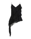 Alice Miller Woman Top Black Size 8 Polyester