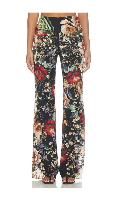 Alice + Olivia Andrew Mr Bootcut Slim Pant In Floral Radiance