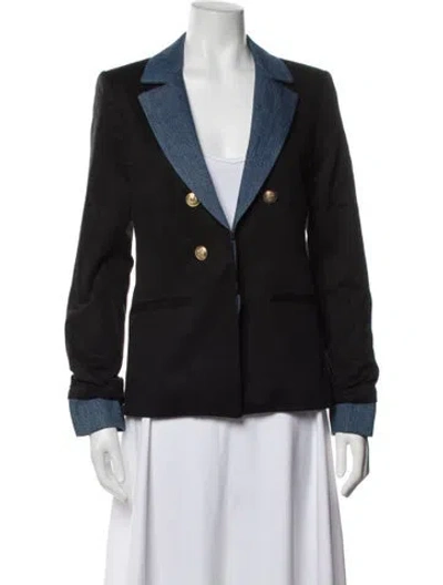 Pre-owned Alice + Olivia Blazer In Black