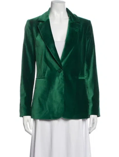 Pre-owned Alice + Olivia Blazer In Green