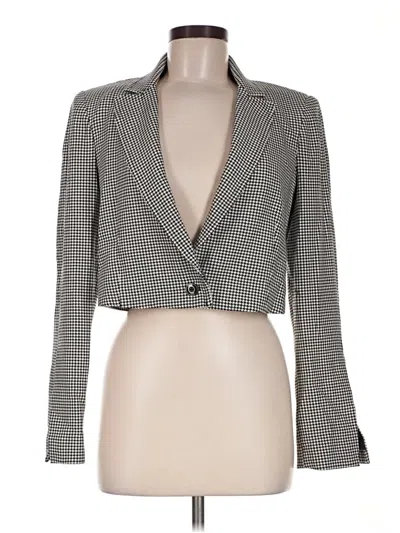 Pre-owned Alice + Olivia Blazer Jacket In Gray