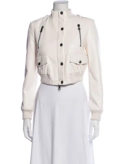 Pre-owned Alice + Olivia Bomber Jacket In Neutrals