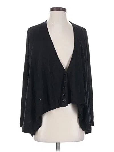 Pre-owned Alice + Olivia Cardigan Sweater In Black