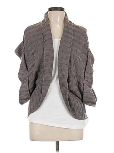 Pre-owned Alice + Olivia Cardigan Sweater In Gray