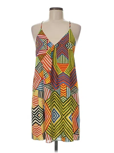 Pre-owned Alice + Olivia Casual Dress In Yellow