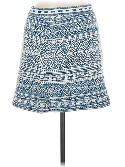 Pre-owned Alice + Olivia Casual Skirt In Blue