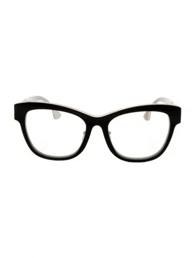 Pre-owned Alice + Olivia Cat-eye Eyeglasses In Black