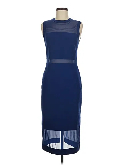 Pre-owned Alice + Olivia Cocktail Dress In Blue