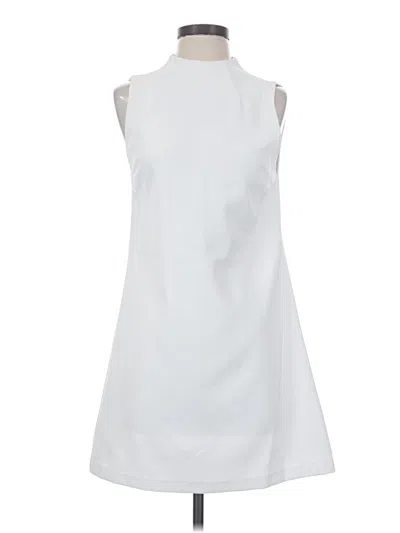 Pre-owned Alice + Olivia Cocktail Dress In White